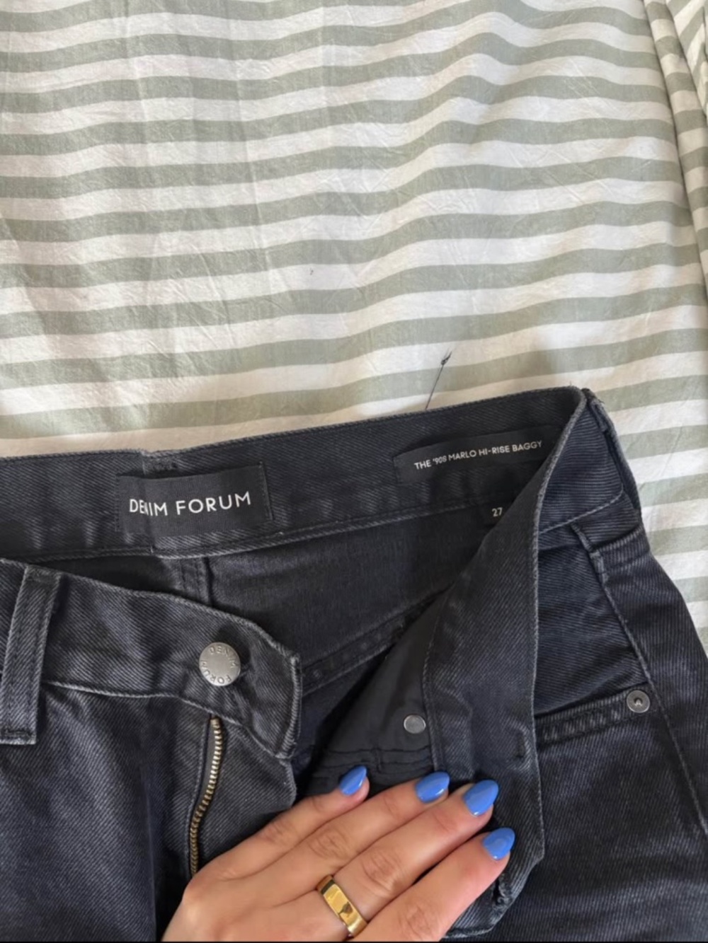 Denim forum 90’s high rise Marlo baggy